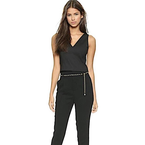 Tory Burch Women's Leather Chain Belt. Color: Light Oak/Gold - Picture 2 of 6